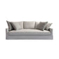 MOANA 3-SEATER HAMPTON STYLE SOFA IN BARLEY - MyChocolateWood