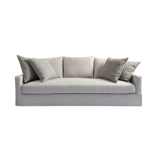 MOANA 3-SEATER HAMPTON STYLE SOFA IN BARLEY - MyChocolateWood