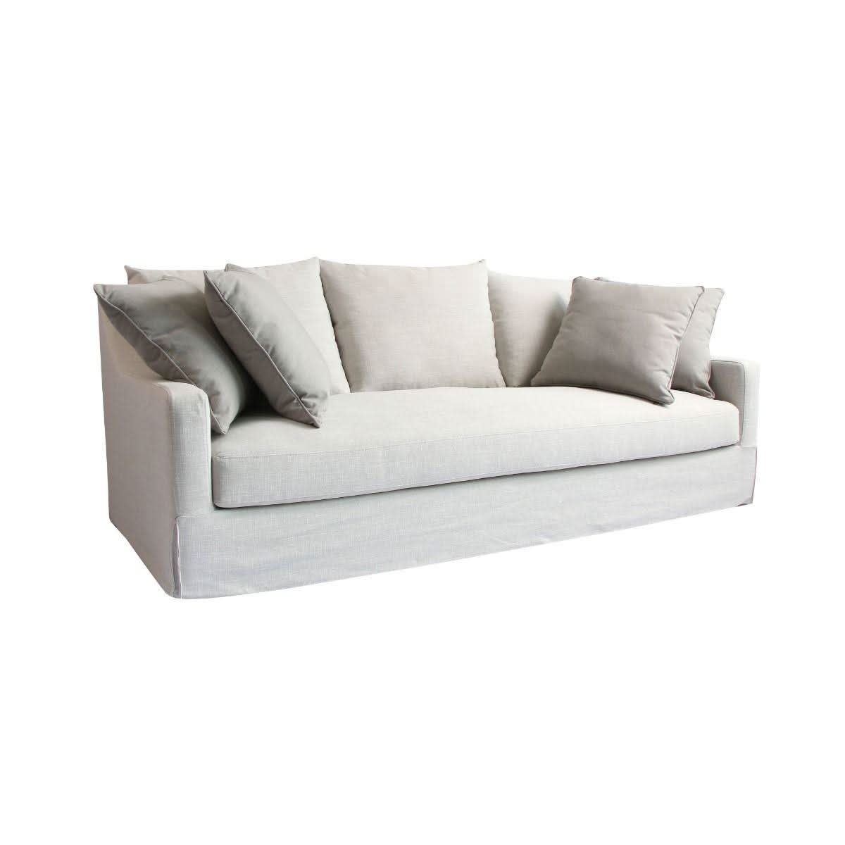 MOANA 3-SEATER HAMPTON STYLE SOFA IN BARLEY - MyChocolateWood