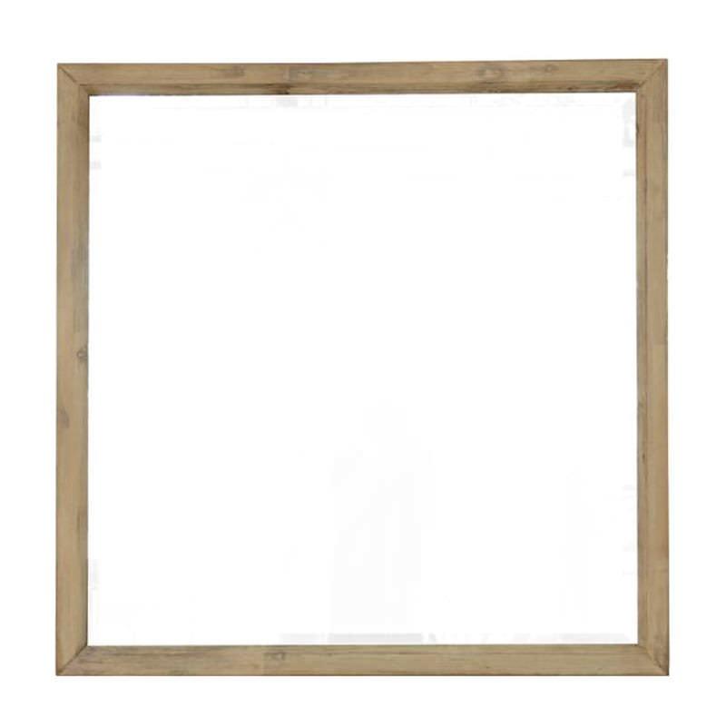 MOLLET SOLID ACACIA TIMBER MIRROR BRUSHED SMOKE - MyChocolateWood