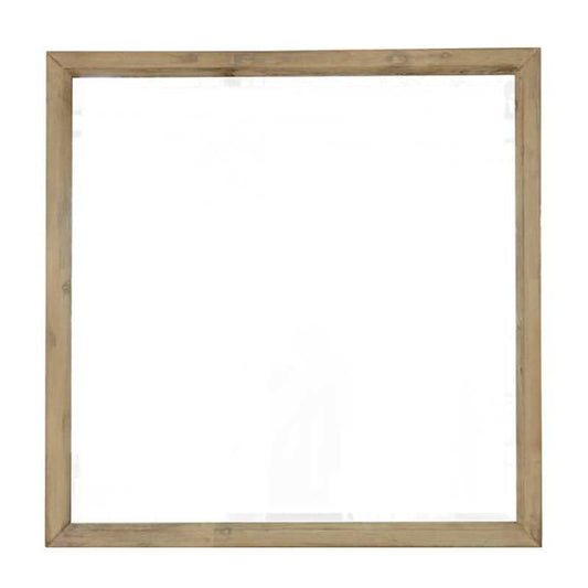 MOLLET SOLID ACACIA TIMBER MIRROR BRUSHED SMOKE - MyChocolateWood