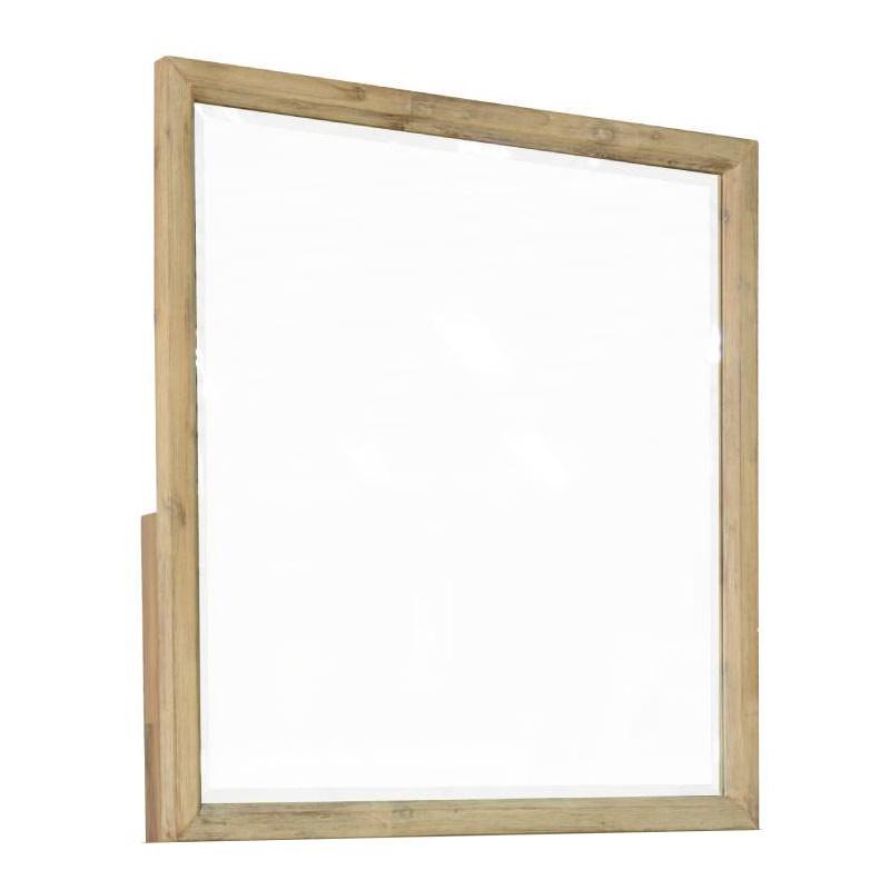 MOLLET SOLID ACACIA TIMBER MIRROR BRUSHED SMOKE - MyChocolateWood