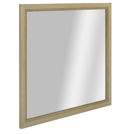 MOLLET SOLID ACACIA TIMBER MIRROR BRUSHED SMOKE - MyChocolateWood