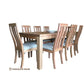 MOONEY AUSTRALIAN TASSIE OAK 9 PIECE DINING SET MADE TO ORDER - MyChocolateWood