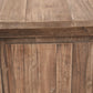 MORIAH SOLID RECLAIMED ELM TRACK SLIDING DOOR BUFFET BLACK & NATURAL - MyChocolateWood