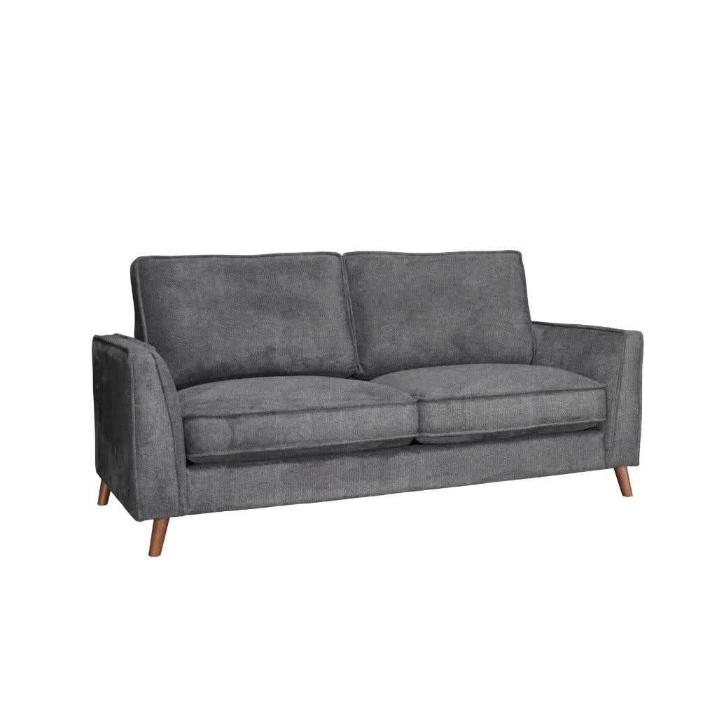 MORNAY FABRIC 2-SEATER SOFA ANTHRACITE COLOUR - MyChocolateWood