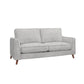 MORNAY FABRIC 2-SEATER SOFA GLACIER COLOUR - MyChocolateWood