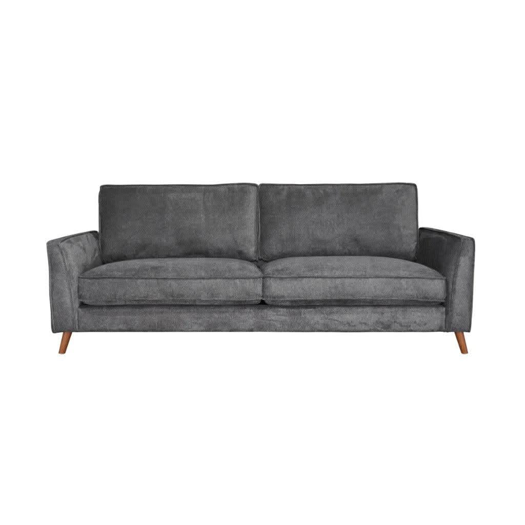 MORNAY FABRIC 3-SEATER SOFA ANTHRACITE COLOUR - MyChocolateWood
