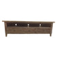 MORO RUSTIC RECYCLED ELM TV UNIT ETU 3 DRAWERS PARQUETRY TOP 180CM - MyChocolateWood