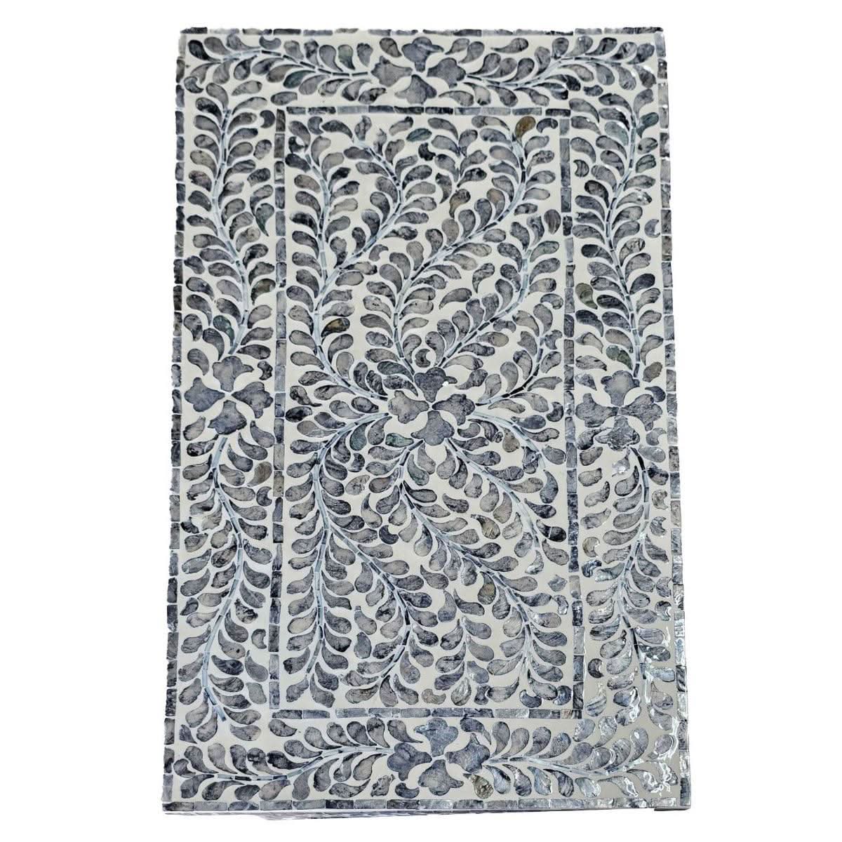 MOTHER OF PEARL ESSENCE DESK/CONSOLE - MyChocolateWood