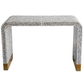 MOTHER OF PEARL MONOCHROME ELEGANCE CONSOLE TABLE - MyChocolateWood