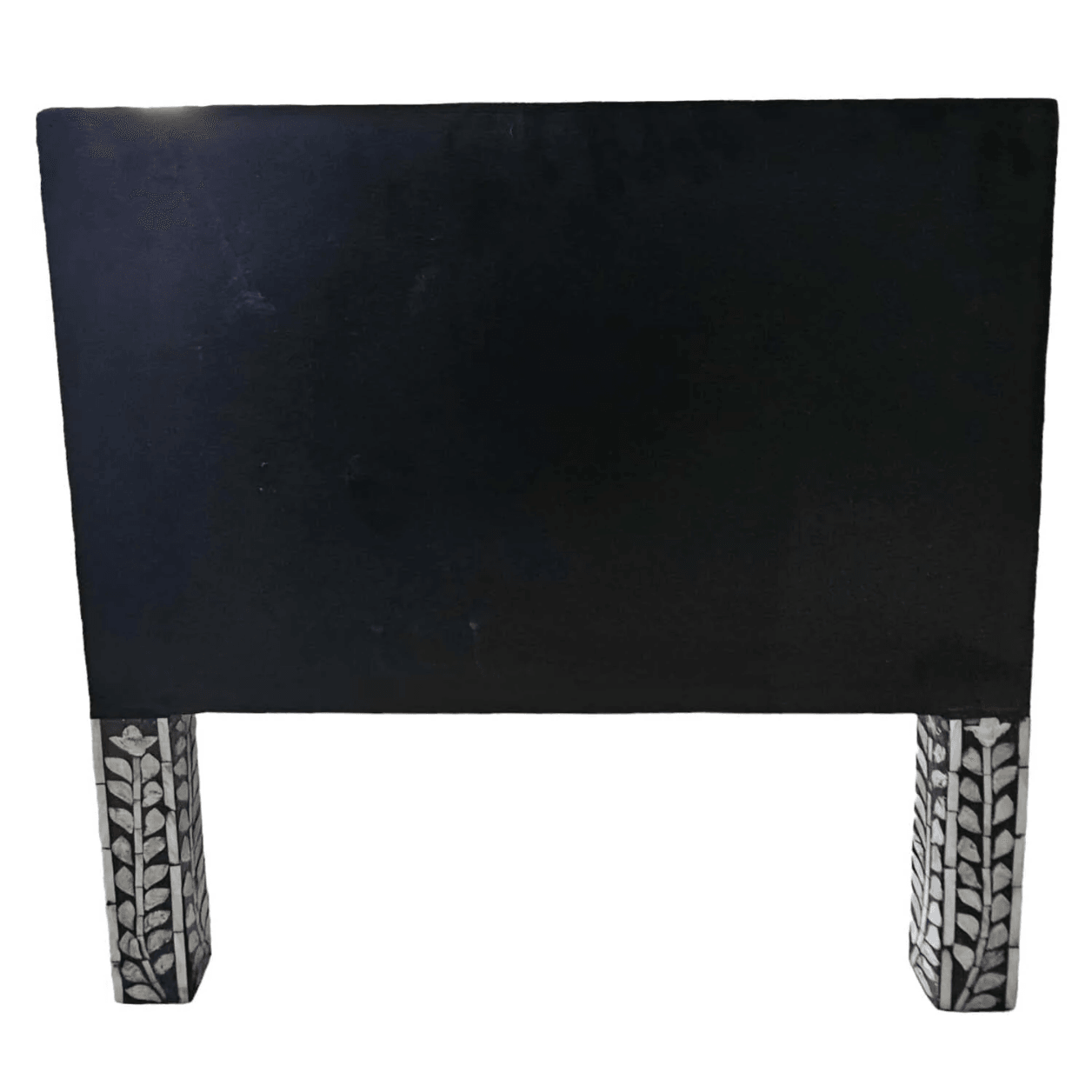 MOTHER OF PEARL NOIR 2 DRAWERS BEDSIDE TABLE - MyChocolateWood