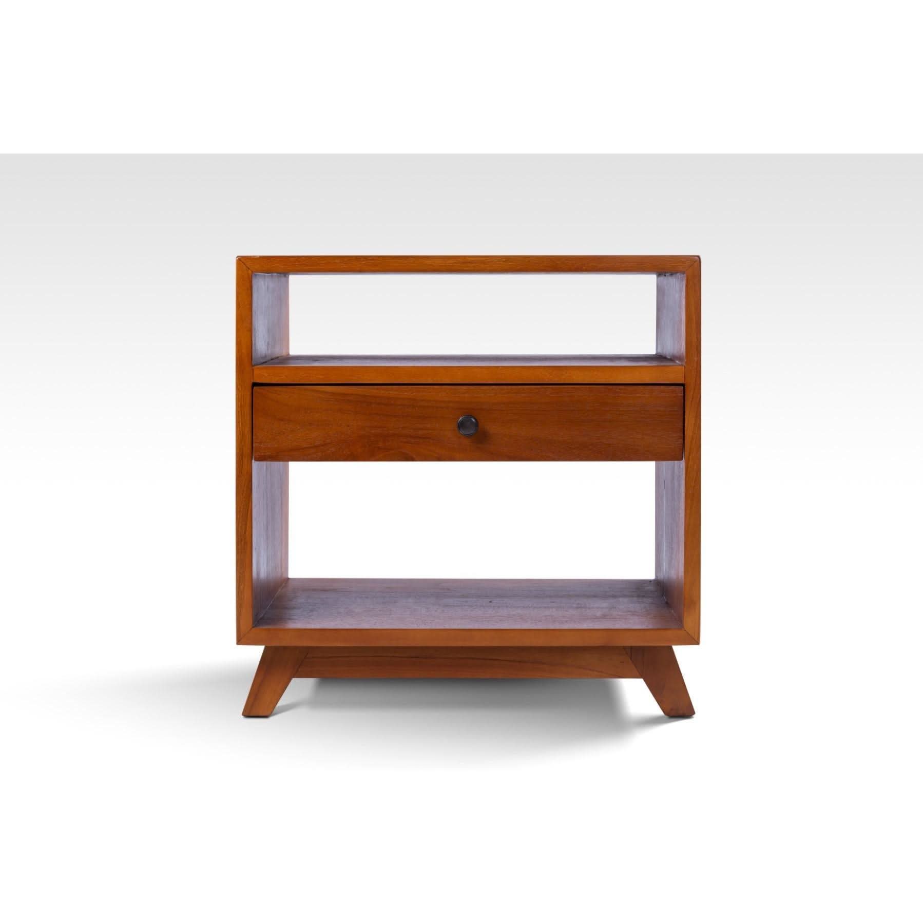 MOUS NIGHTSTAND/LAMP TABLE/BEDSIDE TABLE IN HONEY - MyChocolateWood