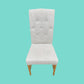 MULAN FABRIC DINING CHAIR IN FLAXEEN - FLOOR STOCK CLEARANCE - MyChocolateWood