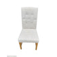 MULAN FABRIC DINING CHAIR IN FLAXEEN - FLOOR STOCK CLEARANCE - MyChocolateWood