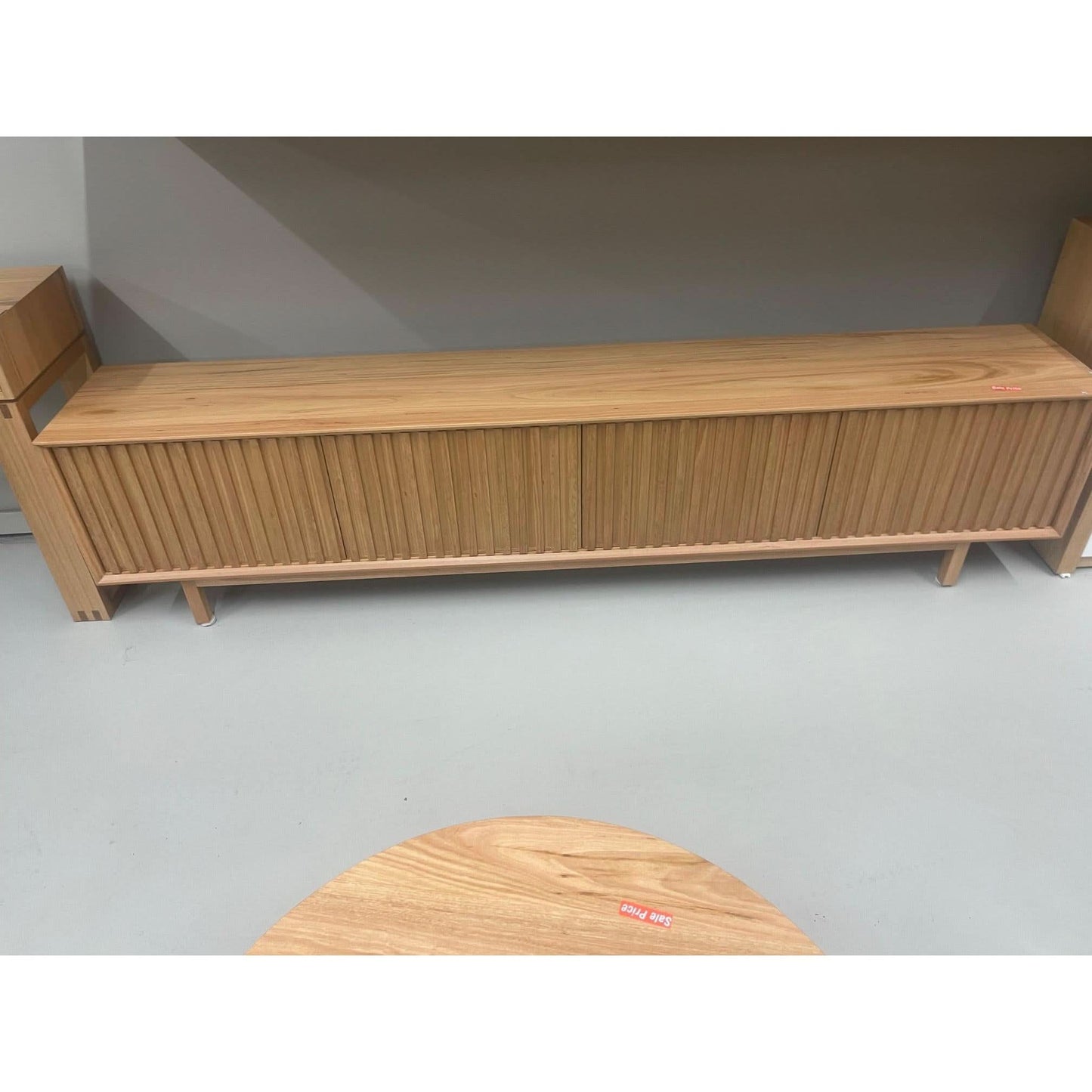 MUNGEE BLACKBUTT TV/ENTERTAINMENT UNIT 4 DOORS - FLOOR STOCK CLEARANCE - MyChocolateWood