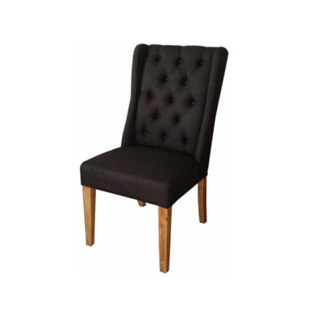 MUSKAT DINING CHAIR IN BLACK - MyChocolateWood