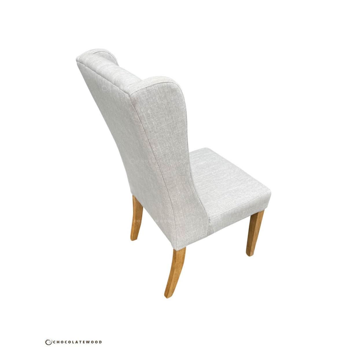 MUSKAT FRENCH PROVINCIAL/HAMPTON DINING CHAIR IN FLAXEEN - MyChocolateWood