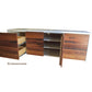 NAPLES RECYCLED HARDWOOD/POLYURETHANE 4 DRAWER 2 DOOR TV/ENTERTAINMENT UNIT AUSTRALIAN MADE TO ORDER - MyChocolateWood