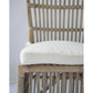 NAPOLI HAMPTONS STYLE RATTAN DINING CHAIR IN ANTIQUE HONEY - MyChocolateWood