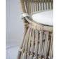 NAPOLI HAMPTONS STYLE RATTAN DINING CHAIR IN ANTIQUE HONEY - MyChocolateWood