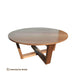 NARRABEN ROUND DINING TABLE IN SOLID TASSIE OAK 180CM CUSTOM MADE - MyChocolateWood