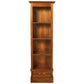 NARROW TASMANIA 1 DRAWER BOOKCASE IN LIGHT PECAN FINISH - MyChocolateWood