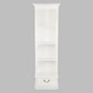 NARROW TASMANIA 1 DRAWER BOOKCASE IN SOLID WHITE FINISH - MyChocolateWood