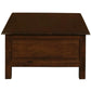NERIN SOLID MAHOGANY 4 DRAWERS RECTANGULAR COFFEE TABLE IN MAHOGANY - MyChocolateWood