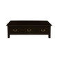 NERIN SOLID MAHOGANY 6 DRAWERS RECTANGULAR COFFEE TABLE IN CHOCOLATE - MyChocolateWood