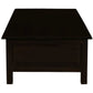 NERIN SOLID MAHOGANY 6 DRAWERS RECTANGULAR COFFEE TABLE IN CHOCOLATE - MyChocolateWood