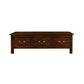 NERIN SOLID MAHOGANY 6 DRAWERS RECTANGULAR COFFEE TABLE IN MAHOGANY - MyChocolateWood