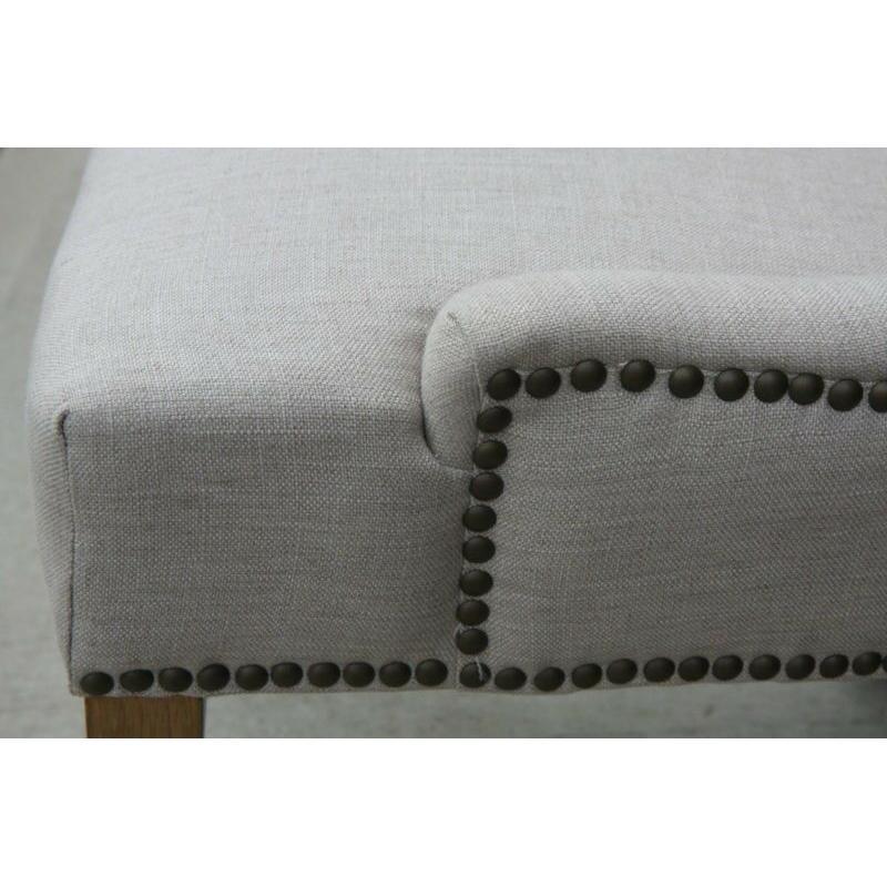 NEW DELI ARMCHAIR IN FLAXEEN WITH OAK LEG - MyChocolateWood