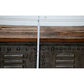 NEWTON VINTAGE IRON LOCKER SIDEBOARD BUFFET/RECLAIMED RAILWAY SLEEPER WOOD - MyChocolateWood