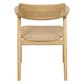 NOBU SOLID OAK ARMCHAIR/DINING CHAIR IN NATURAL - MyChocolateWood
