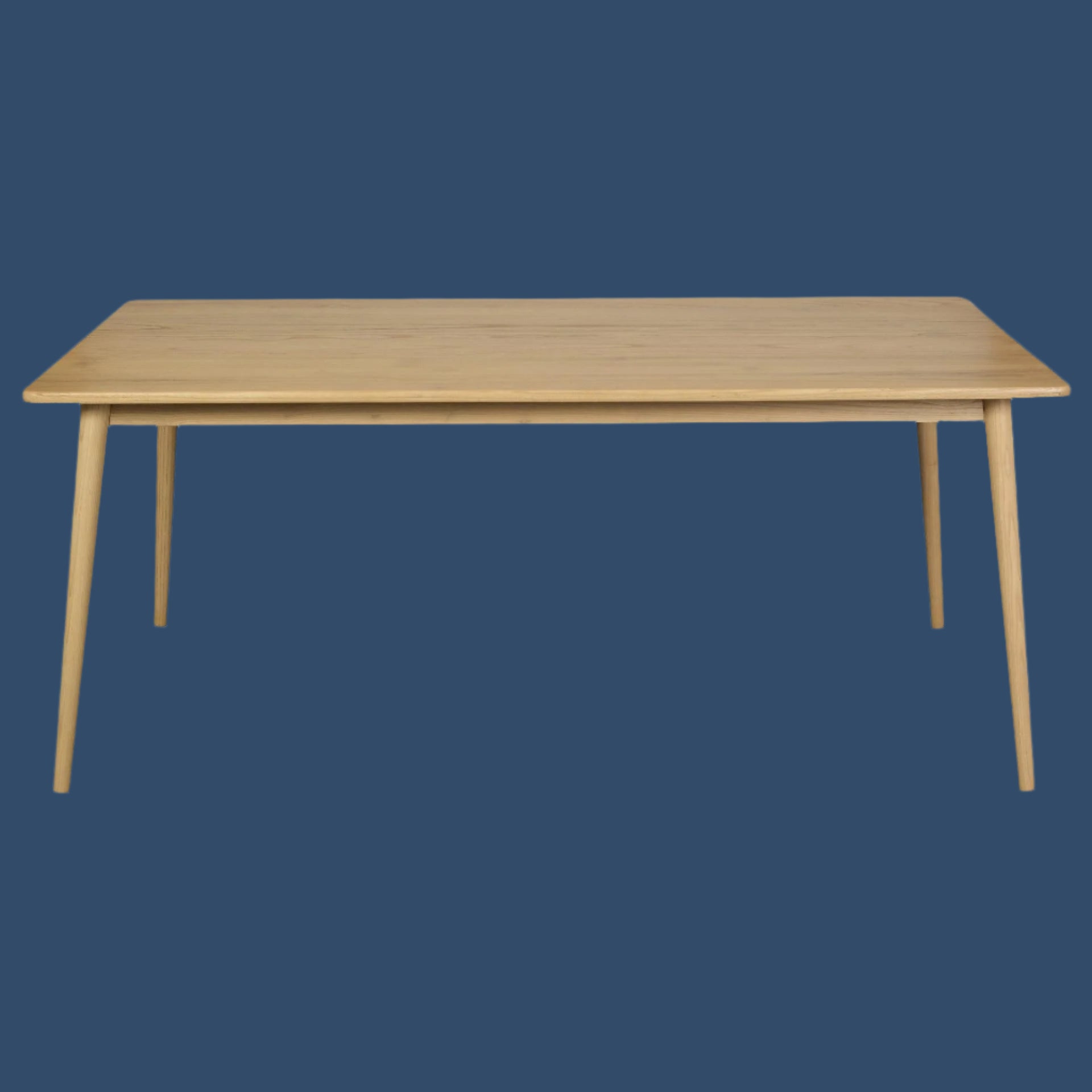 NOBU WHITE CEDAR TIMBER SQUARE DINING TABLE 160CM - MyChocolateWood