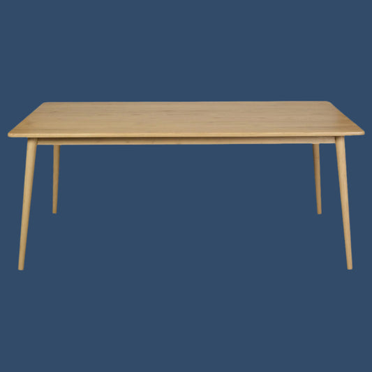 NOBU WHITE CEDAR TIMBER SQUARE DINING TABLE 160CM - MyChocolateWood