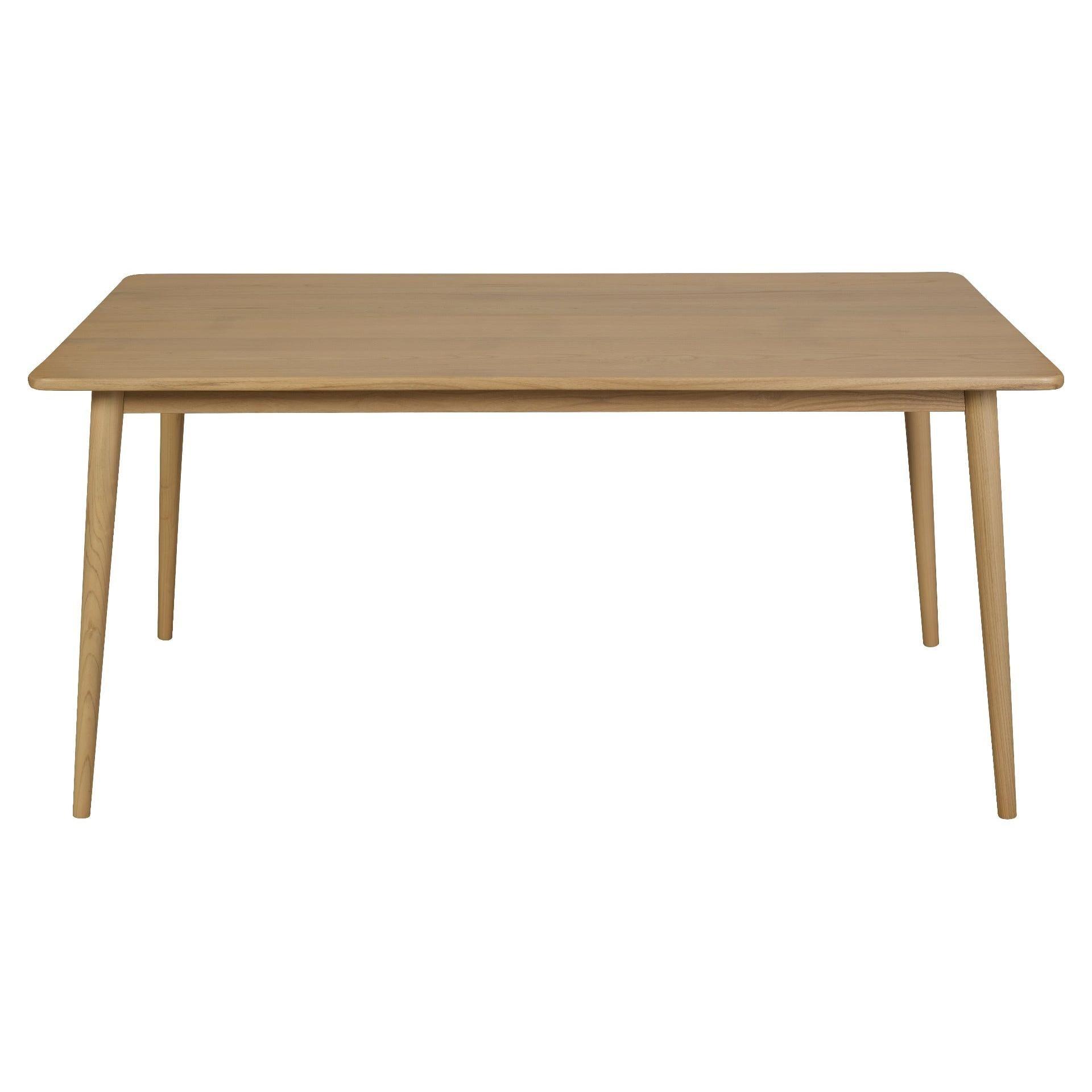 NOBU WHITE CEDAR TIMBER SQUARE DINING TABLE 160CM - MyChocolateWood