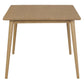 NOBU WHITE CEDAR TIMBER SQUARE DINING TABLE 90CM - MyChocolateWood
