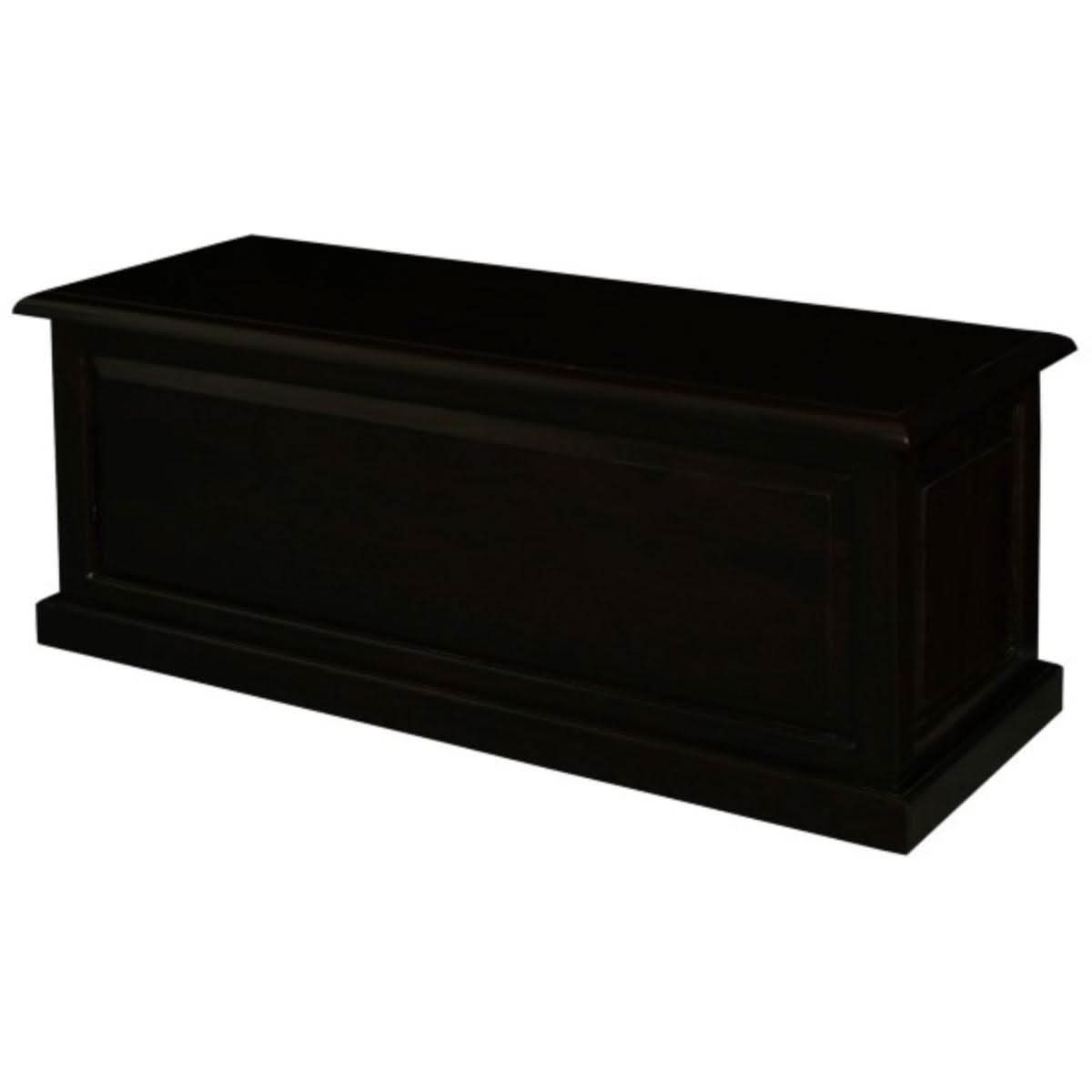 NORA 4 PIECE SOLID MAHOGANY TIMBER BLANKET BOX SET, CHOCOLATE - MyChocolateWood