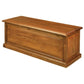 NORA LARGE SOLID MAHOGANY TIMBER BLANKET BOX IN LIGHT PECAN - MyChocolateWood