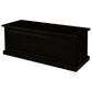 NORA MEDIUM SOLID MAHOGANY TIMBER BLANKET BOX IN CHOCOLATE - MyChocolateWood
