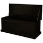 NORA MEDIUM SOLID MAHOGANY TIMBER BLANKET BOX IN CHOCOLATE - MyChocolateWood