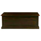 NORA MEDIUM SOLID MAHOGANY TIMBER BLANKET BOX IN CHOCOLATE - MyChocolateWood