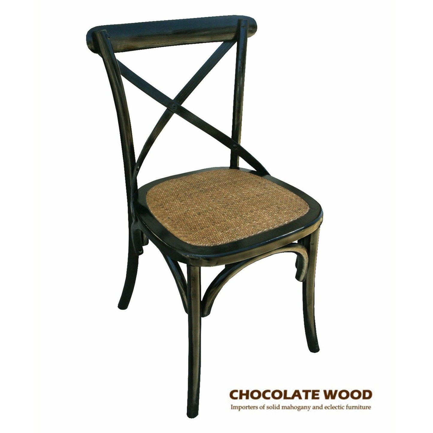 NORDIC ROUND DINING TABLE 100CM + 4 MELROSE DINING CHAIRS BLACK 5PCS - MyChocolateWood