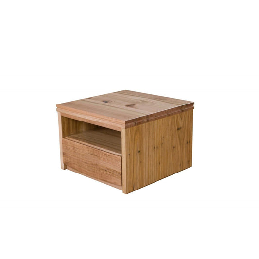 NOREEN LAMP TABLESIDE TABLE WITH 1 DRAWER - MyChocolateWood