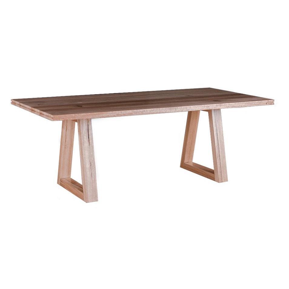 NOREEN SOLID TASMANIAN OAK DINING TABLE 240CM - MyChocolateWood