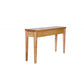 NOREEN SOLID TASMANIAN OAK HALL TABLE/CONSOLE WITH 1 DRAWER - MyChocolateWood