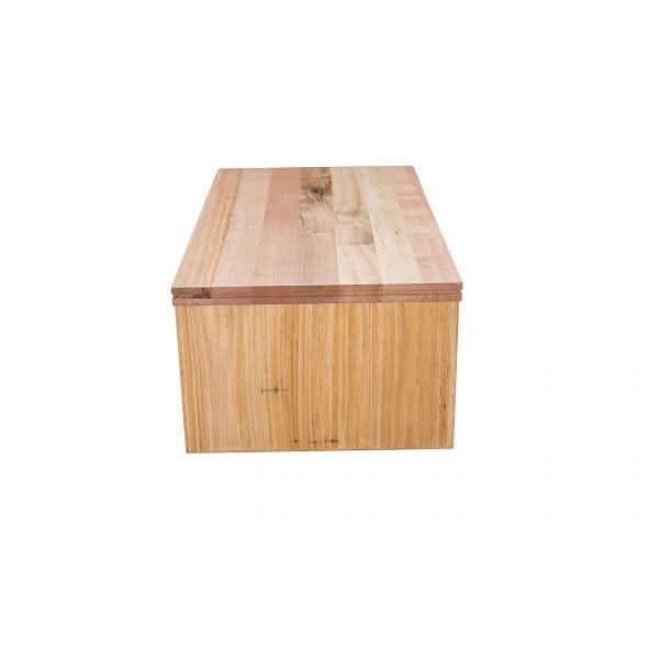 NOREEN SOLID TASSIE OAK COFFEE TABLE 4 DRAWERS 120CM - MyChocolateWood