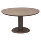 OSLO SOLID WHITE CEDAR TIMBER ROUND COFFEE TABLE IN LATTE - MyChocolateWood
